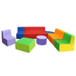 Chaises souples pour enfants jardin d'enfants