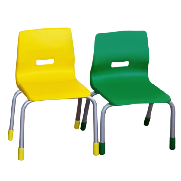 S20 plastic nursery kindegarten chair flipped