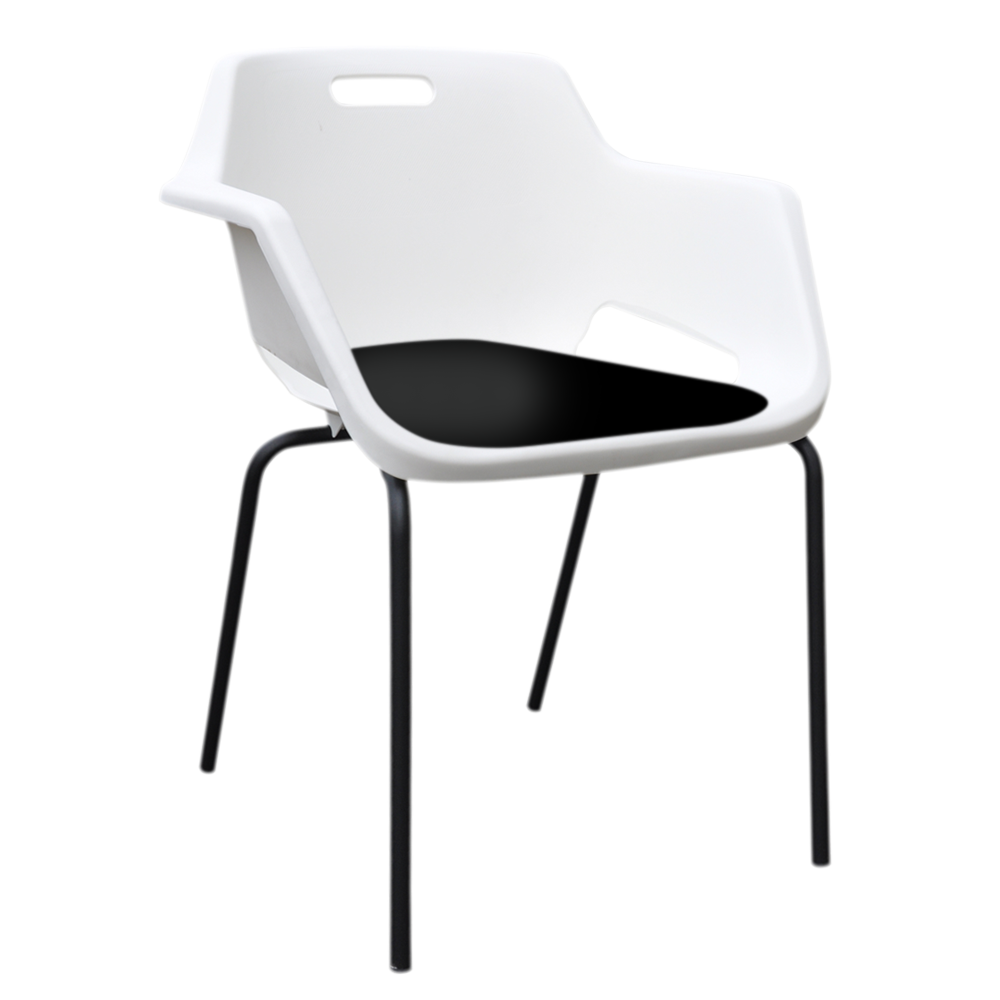 D20.17 PADDED 4LEGS FRAME PLASTIC CHAIRS1