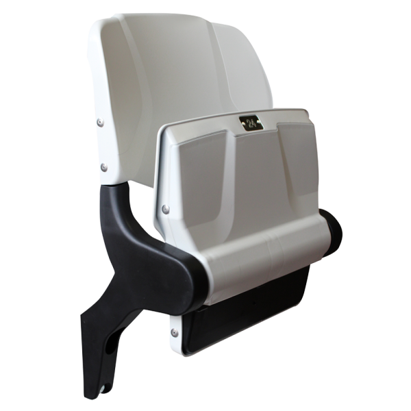 M2027 resermounted tipup plastic stadium seat